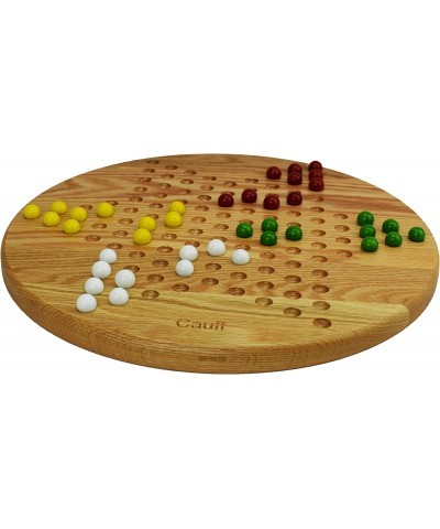 14 inch Solid Oak Wooden Chinese Checkers Board Game $82.13 Board Games