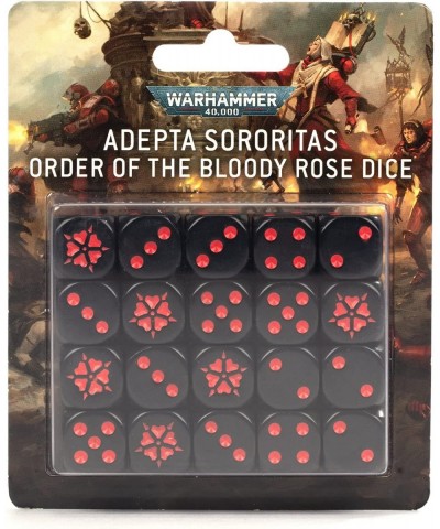 Adepta Sororitas Order of The Bloody Rose Dice Set $60.38 Game Accessories