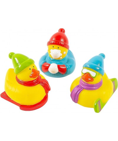 Winter Sports Rubber Duckies - Toys - 12 Pieces $23.91 Bathtub Toys