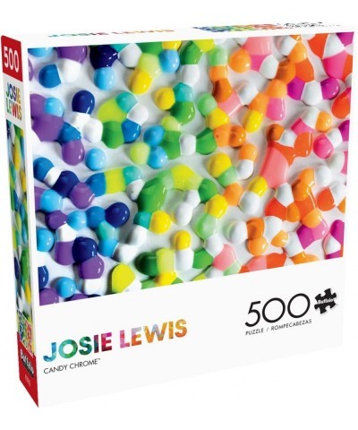 Josie Lewis - Candy Chrome - 500 Piece Jigsaw Puzzle $21.50 Jigsaw Puzzles