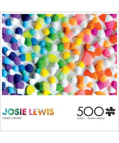 Josie Lewis - Candy Chrome - 500 Piece Jigsaw Puzzle $21.50 Jigsaw Puzzles