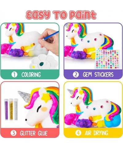 Unicorn Toys Gifts for Girls Unicorn Painting Kits Creative Arts and Crafts for Kids Ages 4 5 6 7 8 Years Old Ideal Easter Bi...