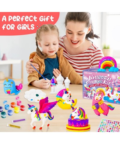 Unicorn Toys Gifts for Girls Unicorn Painting Kits Creative Arts and Crafts for Kids Ages 4 5 6 7 8 Years Old Ideal Easter Bi...