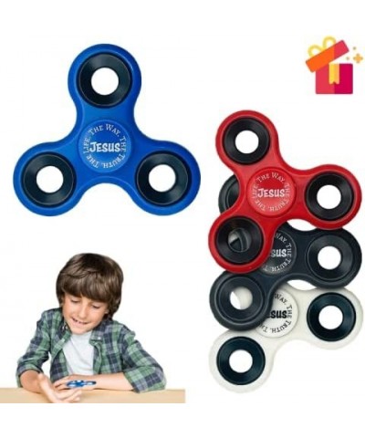 Christian Kids Gift Fidget Spinner / Presented Jesus is The Way Truth and Life Sunday School Prize Easter Idea Religious (Fid...