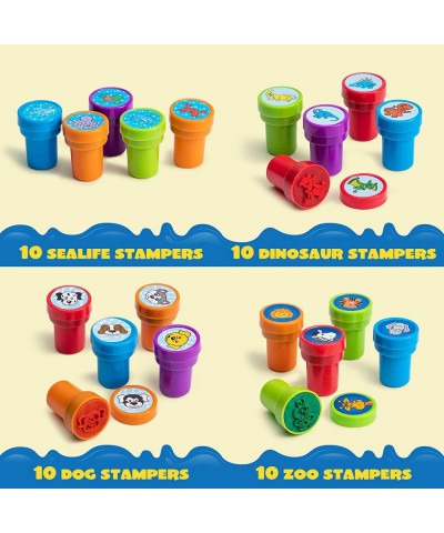 100PCS Assorted Stamps for Kids Self-Ink Stamps for Party Favor Teacher Stamps Kids Treasure Box Prize for Classroom Christma...