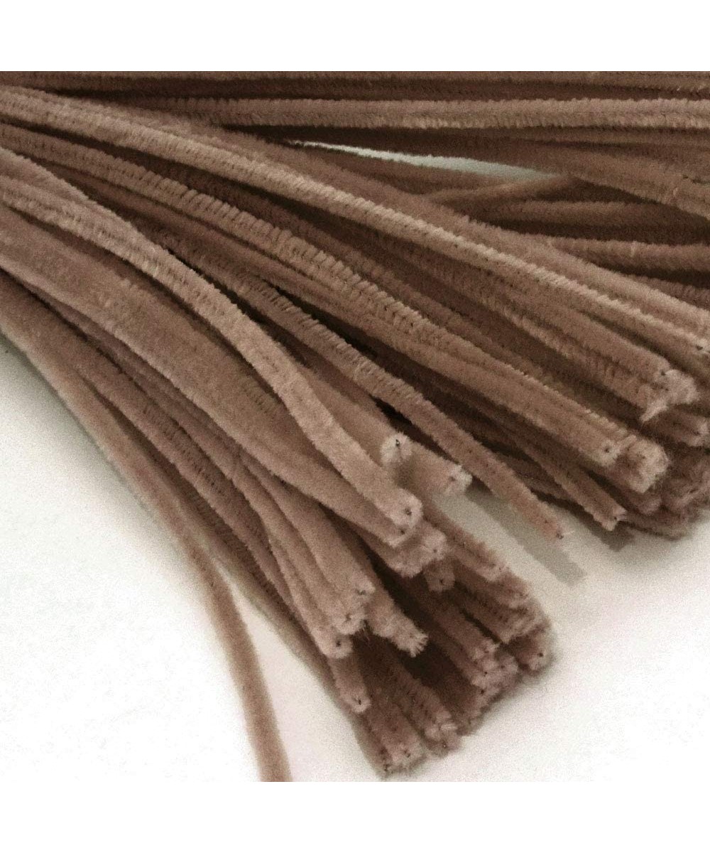 Chenille Stems Pipe Cleaner 20-inch (50-cm) 50-pc Light Brown $26.64 Craft Pipe Cleaners