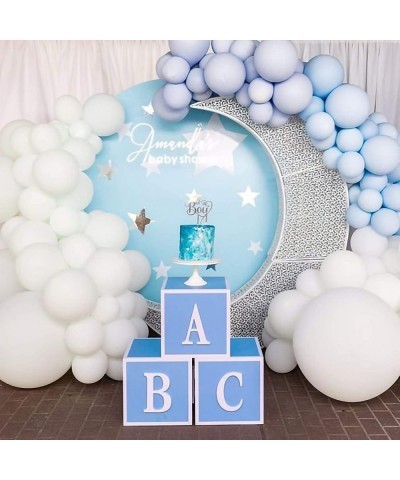 Pastel Blue Balloons Latex Party Balloons 10inch + 5inch 70pcs Macaron Light Blue Balloons Helium Balloons for Wedding Birthd...