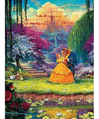 James Coleman Disney Fine Art Beauty & The Beast Garden Waltz Jigsaw Puzzle 550 Pieces $22.71 Jigsaw Puzzles