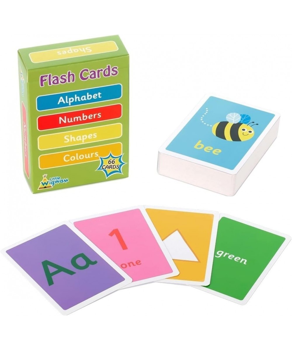 Educational Flash Cards Toddler Kids 66 Flashcards Alphabet Numbers Shapes Colors $26.17 Educational Flash Cards