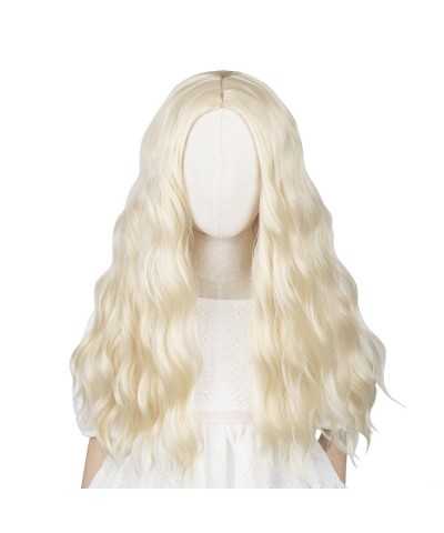 Blonde Kids Sarah Costume Wig Long Curly Blonde Cosplay Wig for Girls $41.56 Kids' Dress-Up Accessories