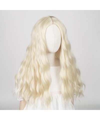 Blonde Kids Sarah Costume Wig Long Curly Blonde Cosplay Wig for Girls $41.56 Kids' Dress-Up Accessories