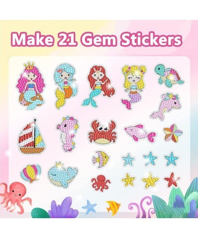 DIY Children's Free Stick Coon Diamond Painting Fun s and Crafts Kits 3D Stickers with Painting Tools to Create Your Own Magi...