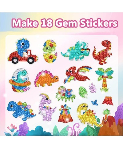 DIY Children's Free Stick Coon Diamond Painting Fun s and Crafts Kits 3D Stickers with Painting Tools to Create Your Own Magi...