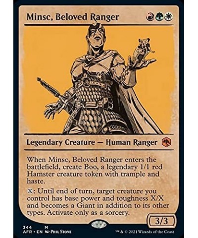 Magic: the Gathering - Minsc Beloved Ranger (344) - Showcase - Adventures in The Forgotten Realms $14.08 Trading Cards & Acce...