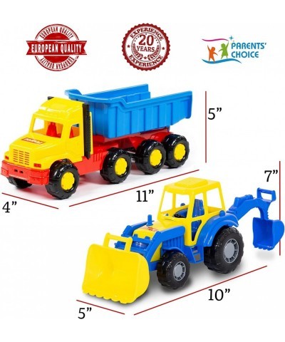 Dump Truck Toy - Excavator Toy for Boys Set - Beach Toys For Toddlers - Sandbox Toys For Toddlers Age 2-4 - Construction Vehi...