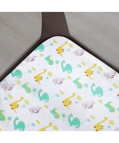 Pack and Play Sheets 2 Pack Mini Crib Sheets Stretchy Pack n Play Playard Fitted Sheet Compatible with Graco Pack n Play Soft...