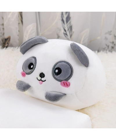 2 Pcs Stuffed Animal Set with Panda and Pig 8 inch Kawaii Plushies Animals Cylindrical Decorative Pillows Cute Pillows Gift S...