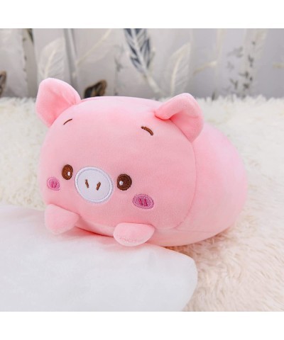 2 Pcs Stuffed Animal Set with Panda and Pig 8 inch Kawaii Plushies Animals Cylindrical Decorative Pillows Cute Pillows Gift S...