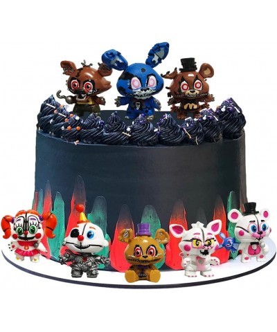 Birthday Party Cake Toppers For Five Nights at Freddy's Kids Birthday Party Cake Decorating Supplies（8pcs） $39.59 Kids' Party...