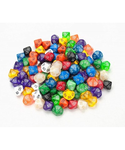 Polyhedral RPG Dice from D4 to D20| Role Playing Game Dice| D&D Dice in Random Colors| D10(00) Polyhedral - 100 Pack $39.34 G...