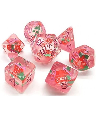 HS DICE Strawberries Dice Set DND Dice Set Polyhedral Dice Set for Dungeon and Dragons MTG RPG D&D D20 D12 D10 D8 D6 D4 $26.5...