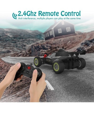 RC Racing Car 4WD 2.4Ghz Remote Control Car 10-15KM/H High Speed Drift RC Car 1:20 Scale Variable Speed and 4 Batteries Toys ...