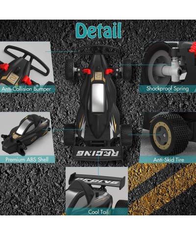 RC Racing Car 4WD 2.4Ghz Remote Control Car 10-15KM/H High Speed Drift RC Car 1:20 Scale Variable Speed and 4 Batteries Toys ...