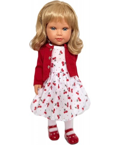 Cherry Dress with Sweaters Fits 18 Inch and Kennedy and Friends Girl Dolls- Doll Clothes $28.59 Dolls