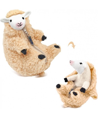 Cute Shaved Sheep Stuffed Animals Kawaii Lamb Plush Toys Birthday Funny Gifts for Women Girls Boys Kids Teens Small Plushies ...