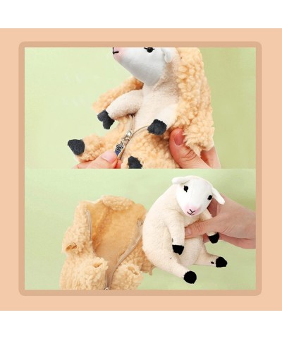 Cute Shaved Sheep Stuffed Animals Kawaii Lamb Plush Toys Birthday Funny Gifts for Women Girls Boys Kids Teens Small Plushies ...