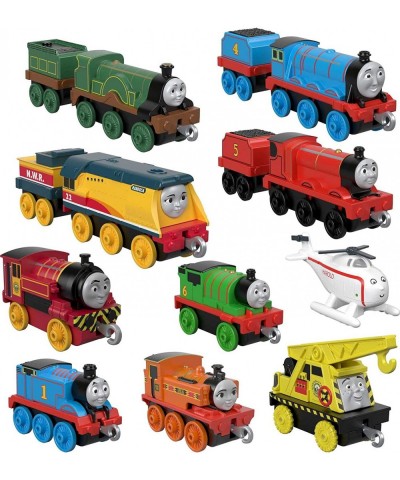 Fisher-Price Sodor Steamies 10-Pack Of Die-Cast Metal Push-Along Train Engines And Vehicles For Preschool Kids Ages 3 And Up ...