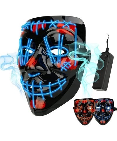 LED Halloween Mask Scary Halloween Light Up Mask with 3 Lighting Modes Scary Skull Shape Cosplay LED Costume Mask $19.77 Kids...