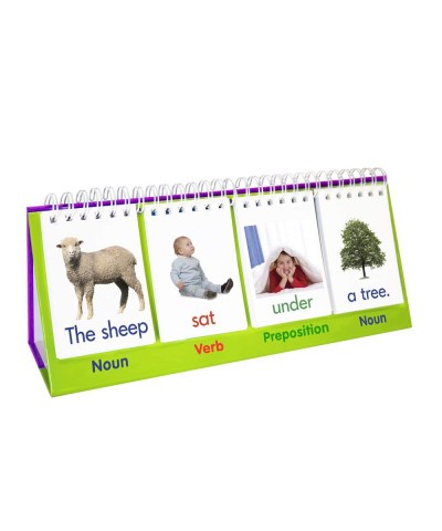 Junior Learning: Sentence Flips Double-Sided Flip Stand Enables Students to Build New Sentences Great for the Classroom or at...