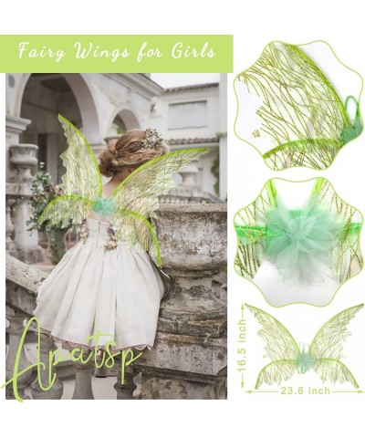 Cute Sparkly Fairy Wings for Girls Sheer Angel Wings for Kids Halloween Costume Fair Theme Party $24.04 Kids' Costumes