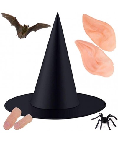 Witch Hat Halloween Oxford Cloth Black Witch Hats Costume Accessory for Holiday Halloween Christmas Carnivals Party $16.11 Ki...