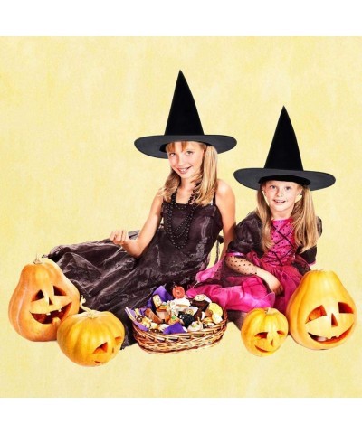 Witch Hat Halloween Oxford Cloth Black Witch Hats Costume Accessory for Holiday Halloween Christmas Carnivals Party $16.11 Ki...