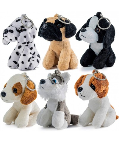 Puppies Plush Toys - Small Dog Stuffed Animals Bulk Set of 6 Dog Plushies | 5-Inch Cute and Cozy Little Dog Stuff Animals wit...