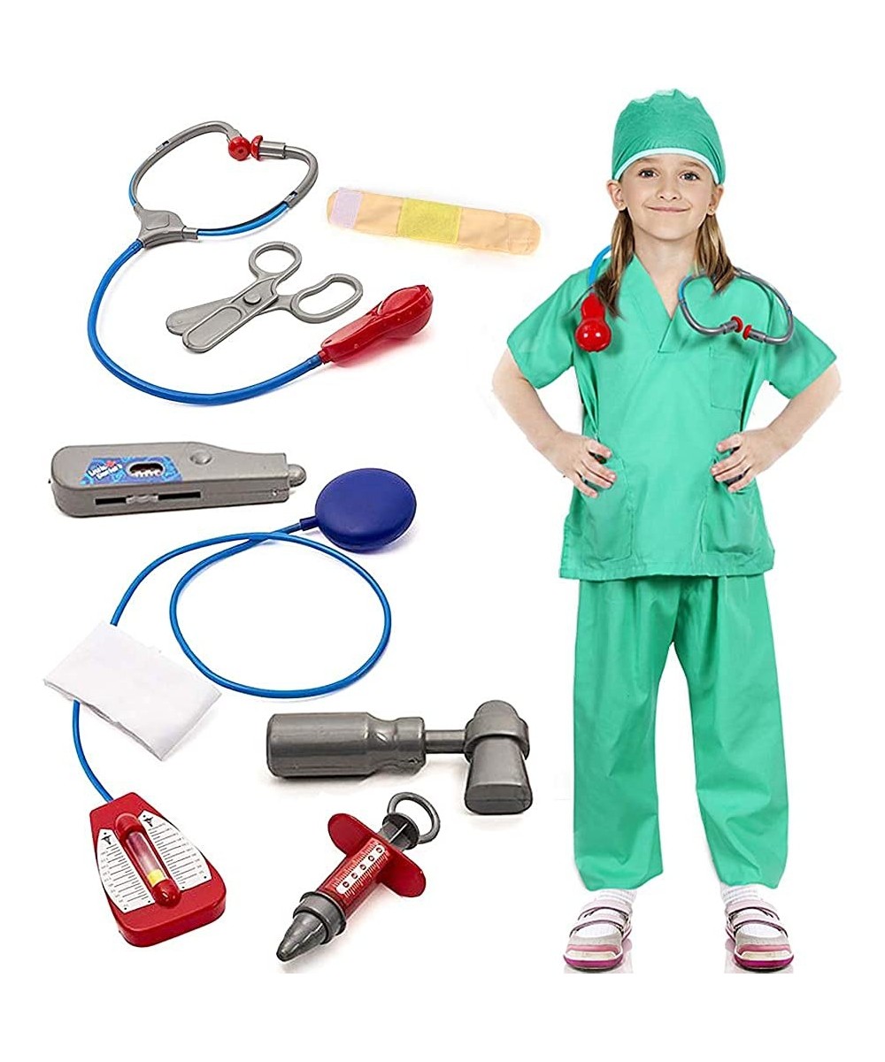 Kids Doctor Costume Doctor Surgeon Dress Up Toddler Boy Girl Halloween Costume Role Play Set and Accessories $29.24 Kids' Cos...