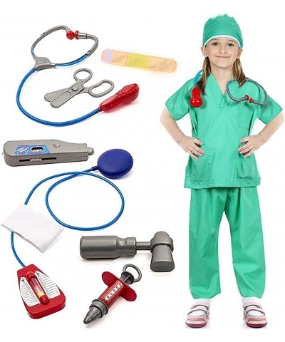 Kids Doctor Costume Doctor Surgeon Dress Up Toddler Boy Girl Halloween Costume Role Play Set and Accessories $29.24 Kids' Cos...