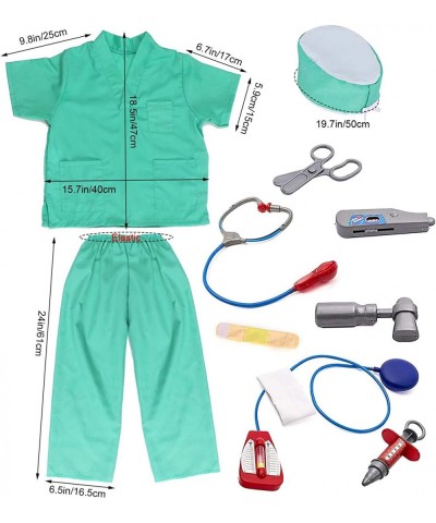 Kids Doctor Costume Doctor Surgeon Dress Up Toddler Boy Girl Halloween Costume Role Play Set and Accessories $29.24 Kids' Cos...