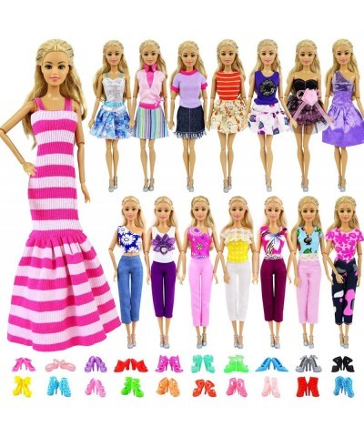 5 Sets Casual Wear Clothes Mix Party Dress with 5 Pairs Shoes for 11.5 Inch Girl Doll Clothes Outfits - Fashion Handmade 11.5...