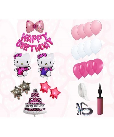 24 Pc Hello Kitty Happy Birthday Banner – Fun Set Party Supplies Decoration – Colorful party deco for Girls and Toddlers $17....