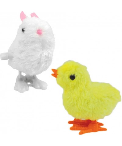 Wind Up Jumping White Bunny & Yellow Baby Chick Chicken Easter Egg 2 Pk $16.47 Spring & Wind-Up Toys