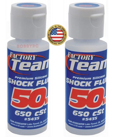 2 Pack 50 Weight Silicone Shock Oil Fluid 50wt INCLUDES CHICAGOLAND RC COUPON $35.43 RC Vehicle Oil & Lubricants