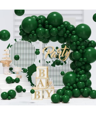 Dark Green Latex Balloon Garland Kit 100PCS 18In 12In 10In 5In Arch Garland For Festival Picnic Wedding Graduation Christmas ...