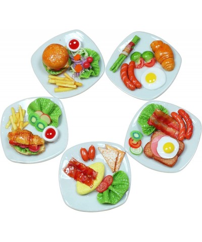 Mixed 5 Assorted Dollhouse Miniature Food Tiny Food Dollhouse Accessories for Collectibles $29.82 Dollhouse Accessories