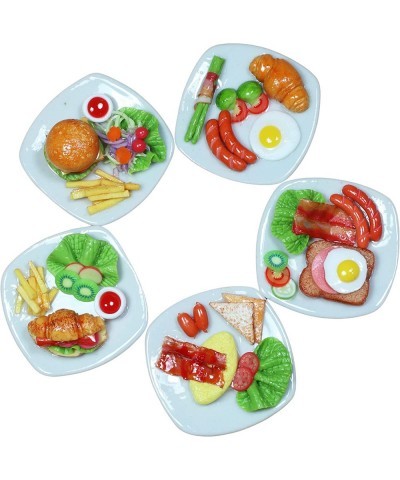 Mixed 5 Assorted Dollhouse Miniature Food Tiny Food Dollhouse Accessories for Collectibles $29.82 Dollhouse Accessories