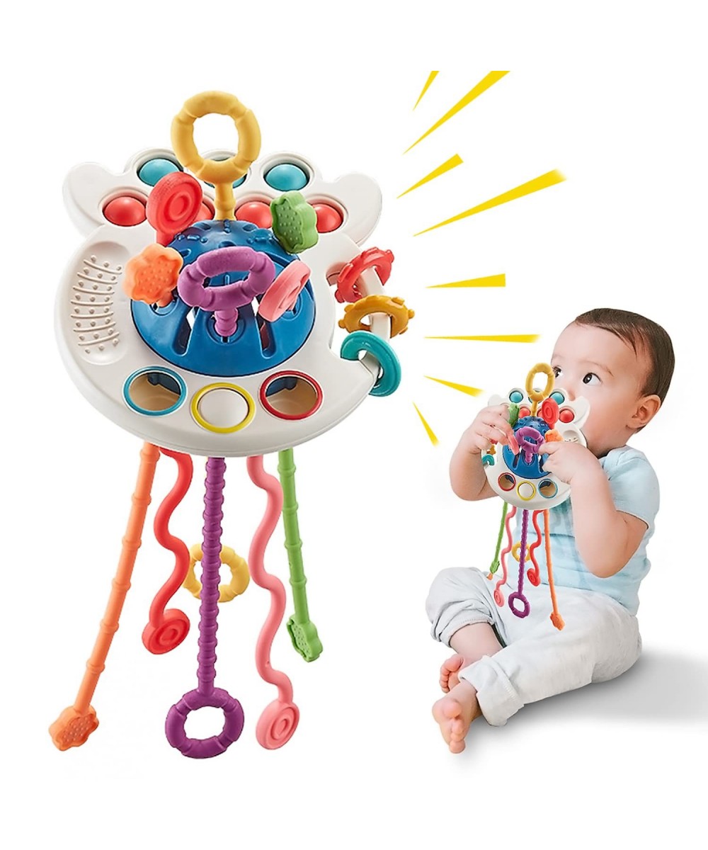 Baby Toys Food Grade Silicone Pull String Toys&Sensory Toys&Montessori Toys for 18+ Months $26.36 Early Development & Activit...