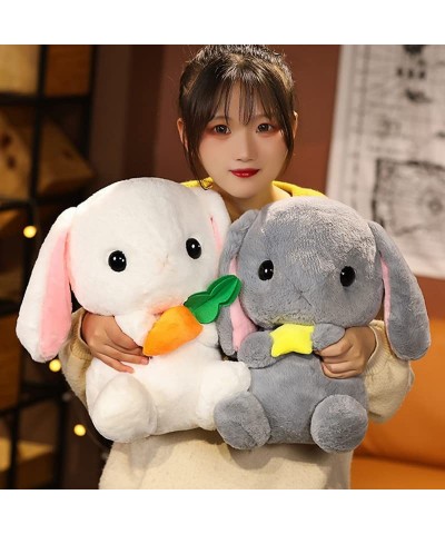 Bunny Stuffed Animal Toys 16 inch Plush Rabbit Doll Soft and Cute Stuffed Bunny Pillows Plush Bunny Gift for Girls Grey $18.9...