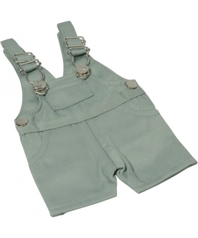 Set of 3 Twill Overalls: Pink Grey and White $23.51 Doll Accessories